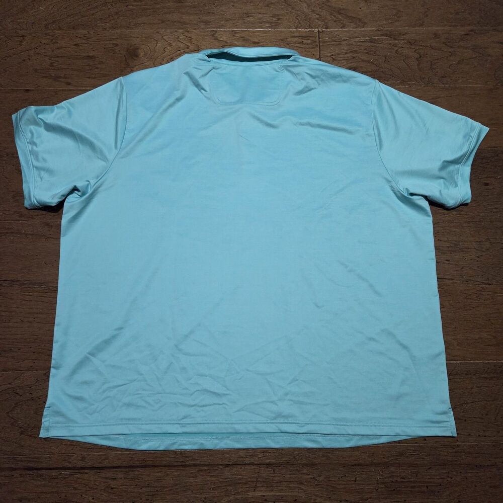 Tommy Bahama Golf Shirt Polo San Raphael IslandZone 3XLB Blue Polyester - Picture 3 of 7